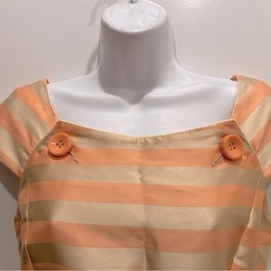 Max&Co orange gold Dress